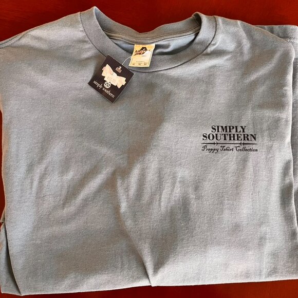 Simply Southern Shirt Women’s XL NWT Long Sleeve Bow tie Boots Outdoors Bear - Picture 2 of 8